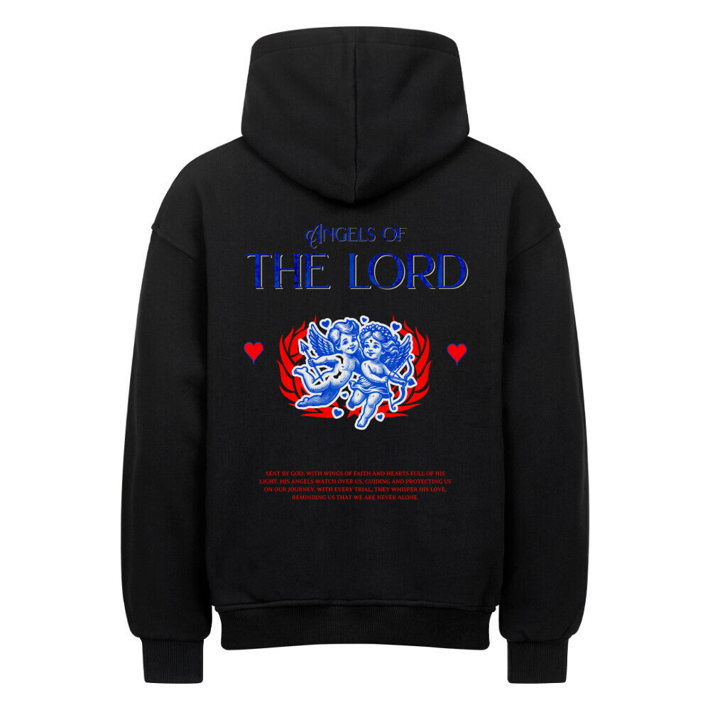 Angels of the Lord Oversized Hoodie in natural-raw – christlicher Oversized Hoodie von Blessed by God