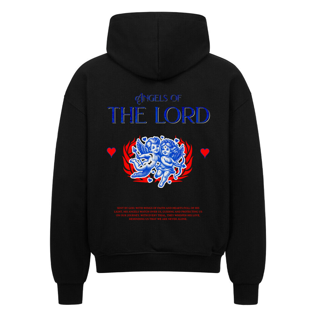 Angels of the Lord Oversized Zipper Hoodie in french-navy – christlicher Oversized Zipper-Hoodie von Blessed by God