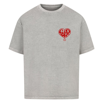 God & Me Oversized T-Shirt in babyblau – christliches Oversized T-Shirt von Blessed by God