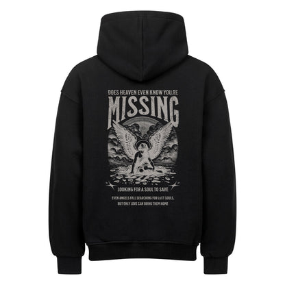 Missing Oversized Hoodie in natural-raw – christlicher Oversized Hoodie von Blessed by God