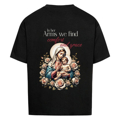 In Her Arms Oversized T-Shirt in babyblau – christliches Oversized T-Shirt von Blessed by God