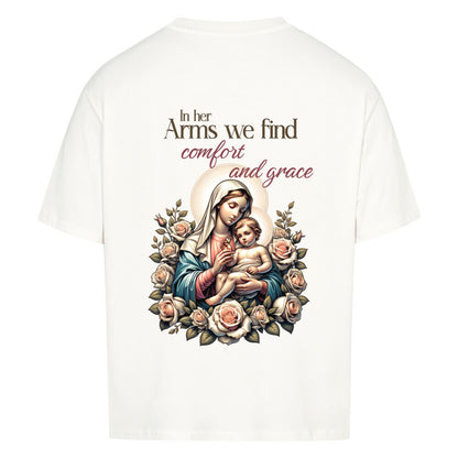 In Her Arms Oversized T-Shirt in babyblau – christliches Oversized T-Shirt von Blessed by God