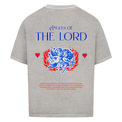 Angels of the Lord Oversized T-Shirt in babyblau – christliches Oversized T-Shirt von Blessed by God