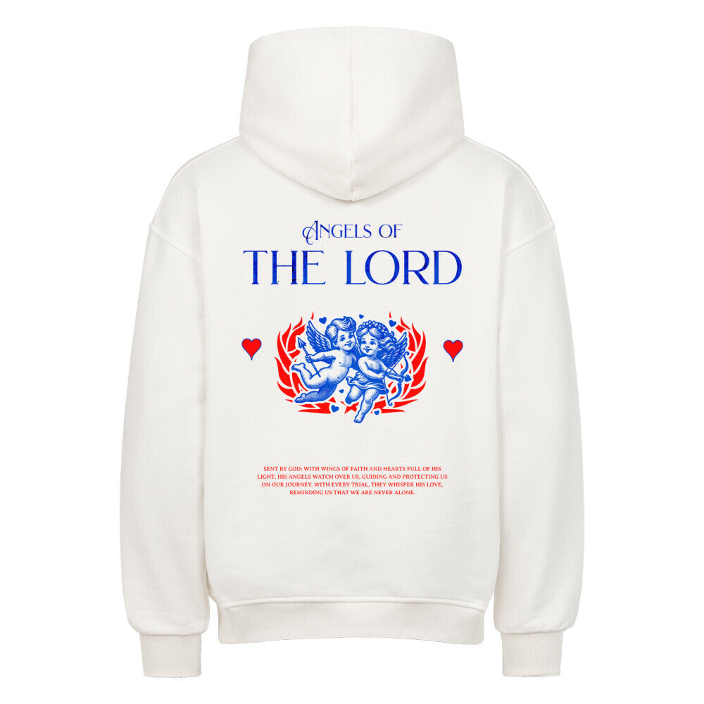 Angels of the Lord Oversized Hoodie in natural-raw – christlicher Oversized Hoodie von Blessed by God