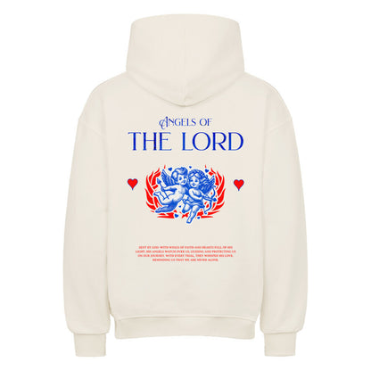Angels of the Lord Oversized Hoodie in natural-raw – christlicher Oversized Hoodie von Blessed by God