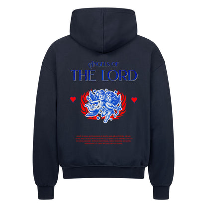 Angels of the Lord Oversized Zipper Hoodie in french-navy – christlicher Oversized Zipper-Hoodie von Blessed by God