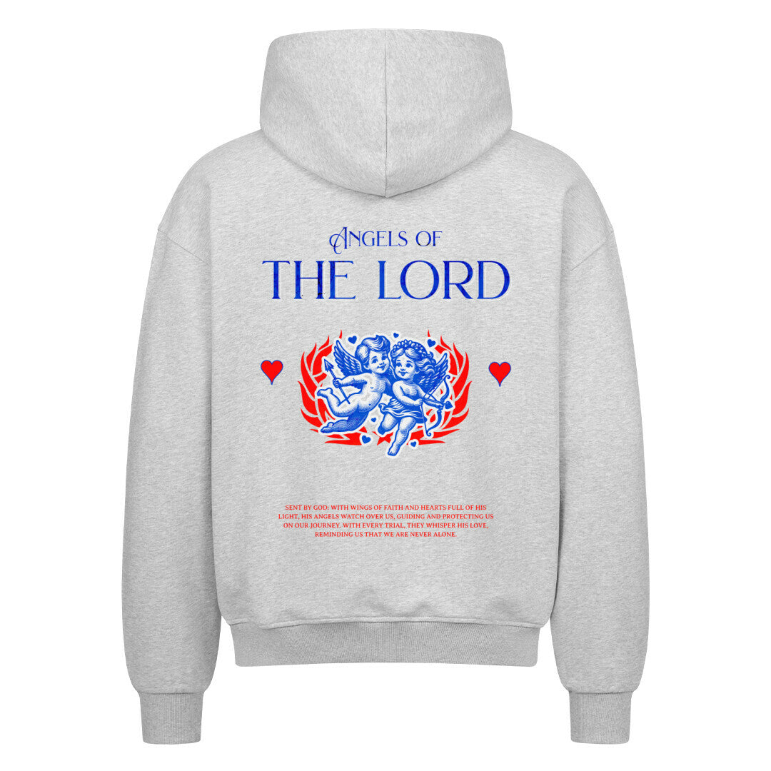 Angels of the Lord Oversized Zipper Hoodie in french-navy – christlicher Oversized Zipper-Hoodie von Blessed by God
