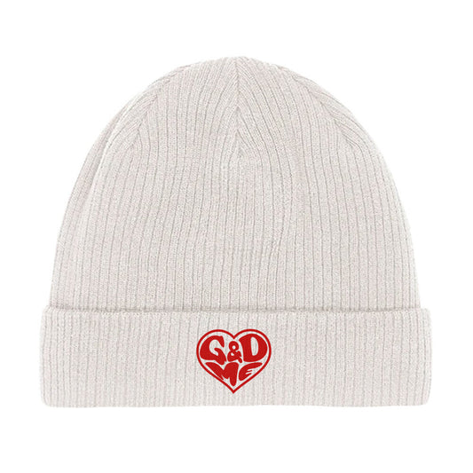 God & Me Beanie in Beige – christliche Beanie von Blessed by God