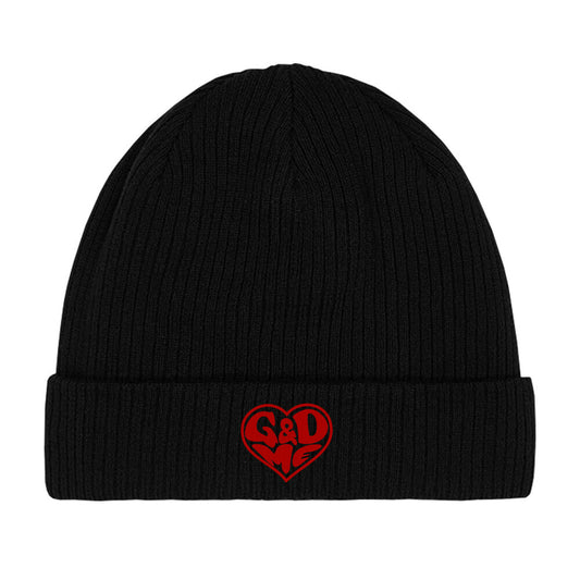 God & Me Beanie in Schwarz – christliche Beanie von Blessed by God