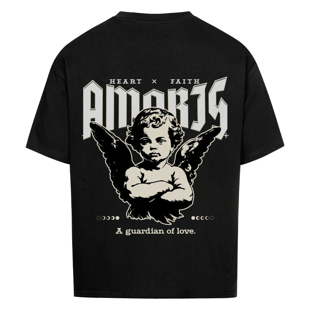Amoris Angel Oversized T-Shirt in babyblau – christliches Oversized T-Shirt von Blessed by God