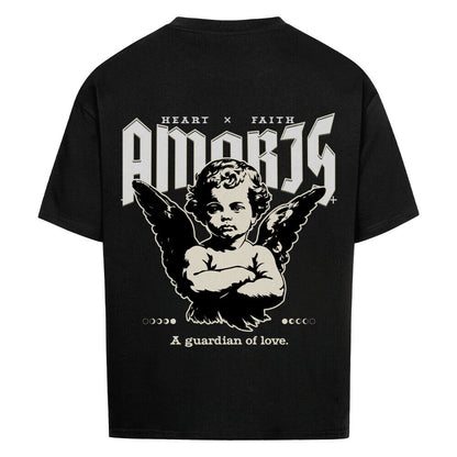 Amoris Angel Oversized T-Shirt in babyblau – christliches Oversized T-Shirt von Blessed by God