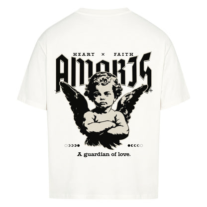 Amoris Angel Oversized T-Shirt in babyblau – christliches Oversized T-Shirt von Blessed by God