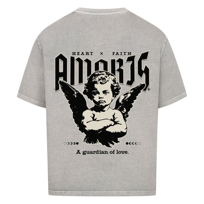 Amoris Angel Oversized T-Shirt in babyblau – christliches Oversized T-Shirt von Blessed by God