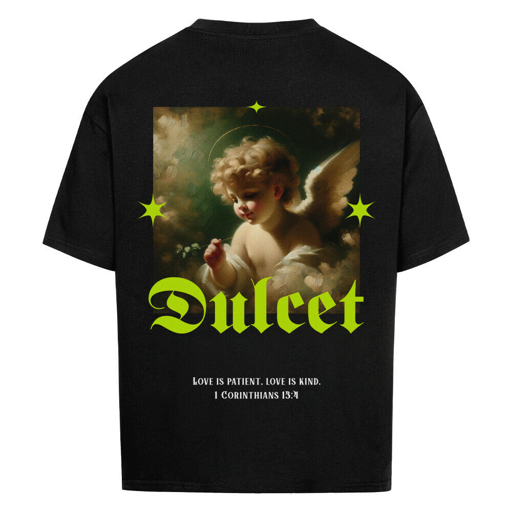 Dulcet Angel Oversized T-Shirt in babyblau – christliches Oversized T-Shirt von Blessed by God