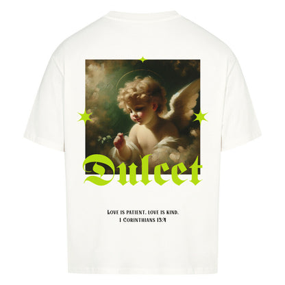 Dulcet Angel Oversized T-Shirt in babyblau – christliches Oversized T-Shirt von Blessed by God