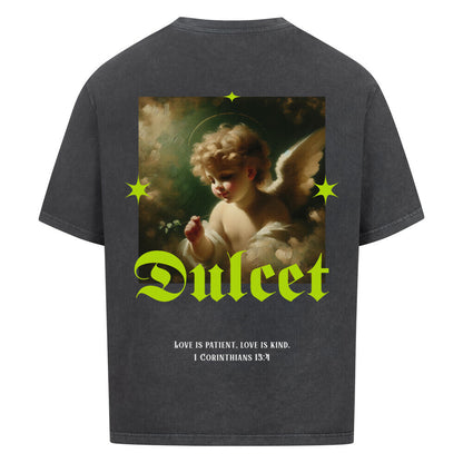 Dulcet Angel Oversized T-Shirt in babyblau – christliches Oversized T-Shirt von Blessed by God
